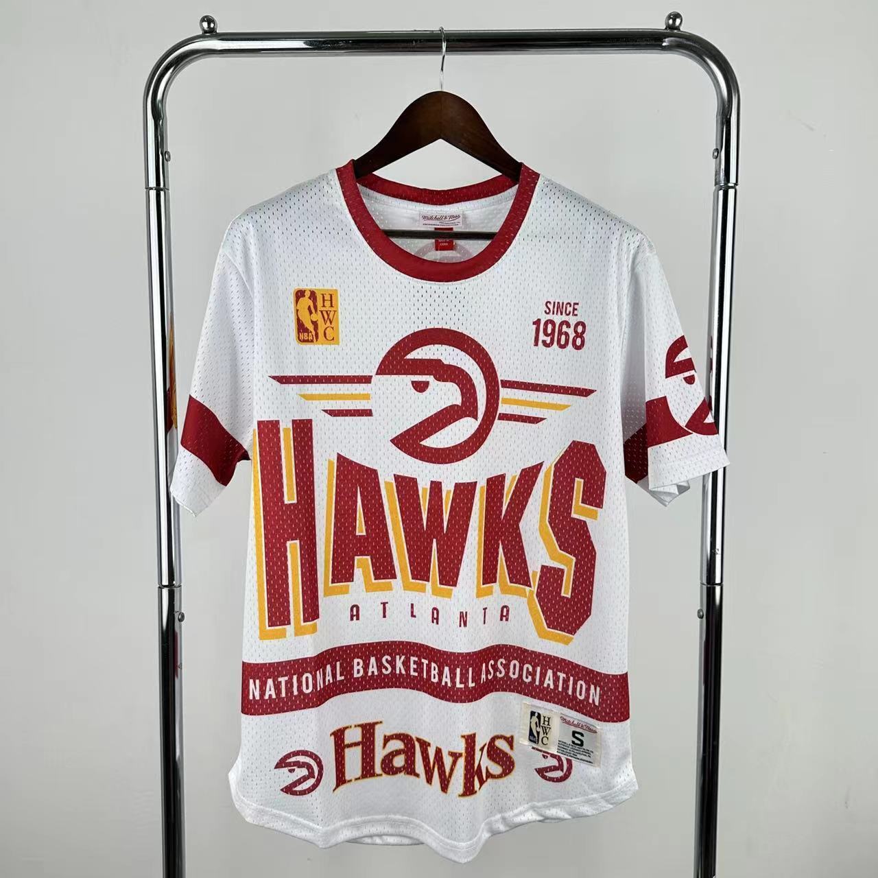 Men Atlanta Hawks white NBA 2025 Jersey